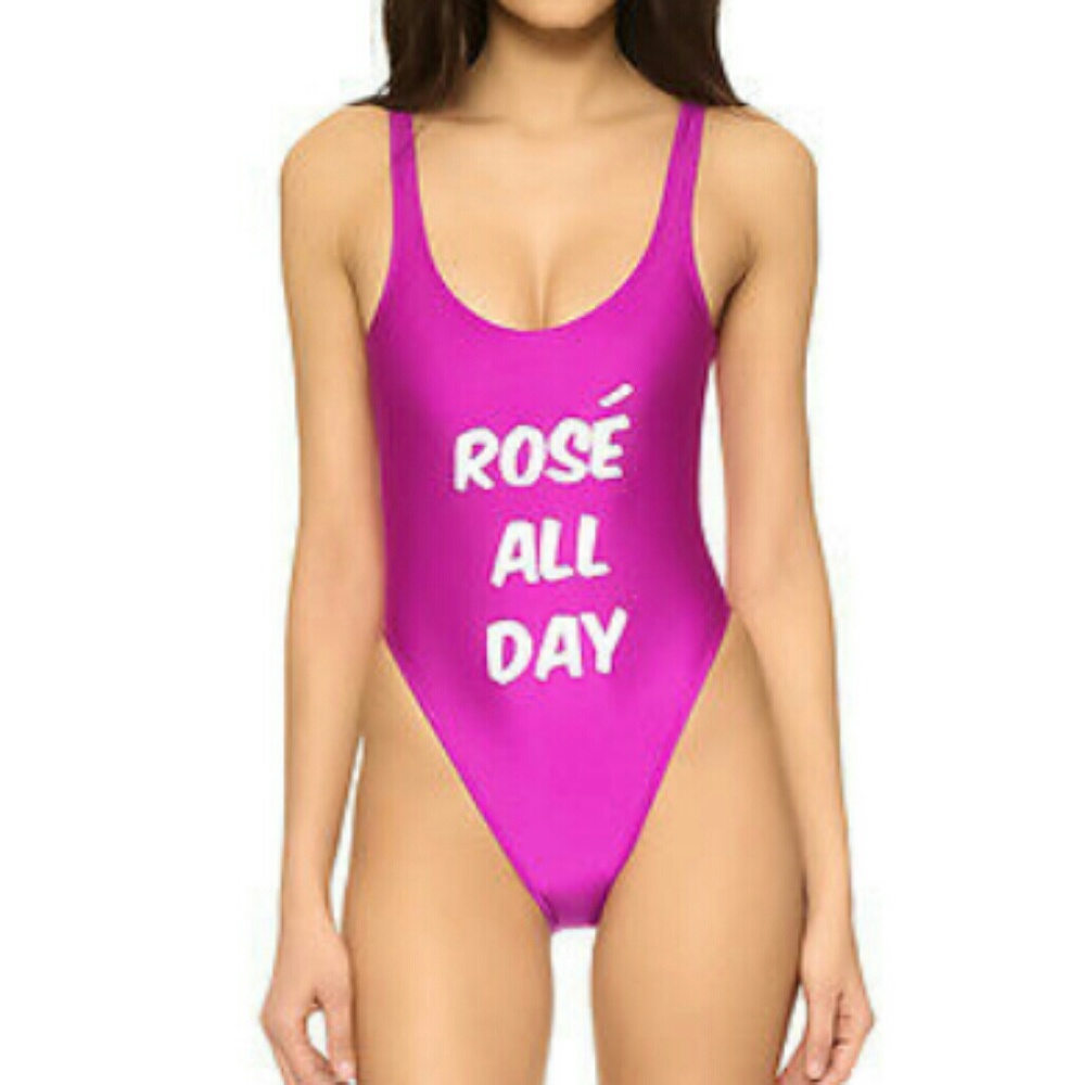 Rose all day swimsuit bodysuit